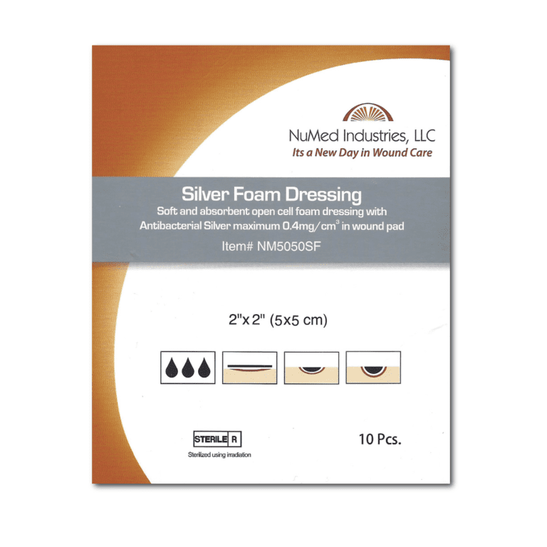 Silver Foam Dressing 2x2 (10 ct.)